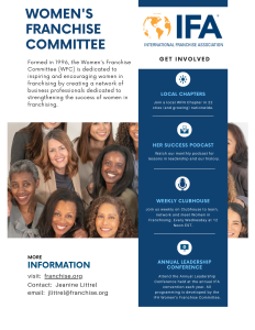 Women's Franchise Committee | International Franchise Association