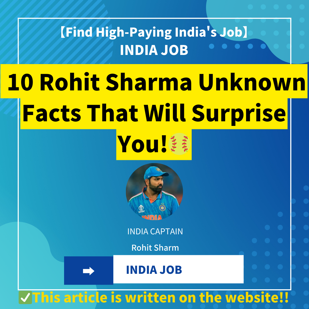 10 Rohit Sharma Unknown Facts That Will Surprise You!